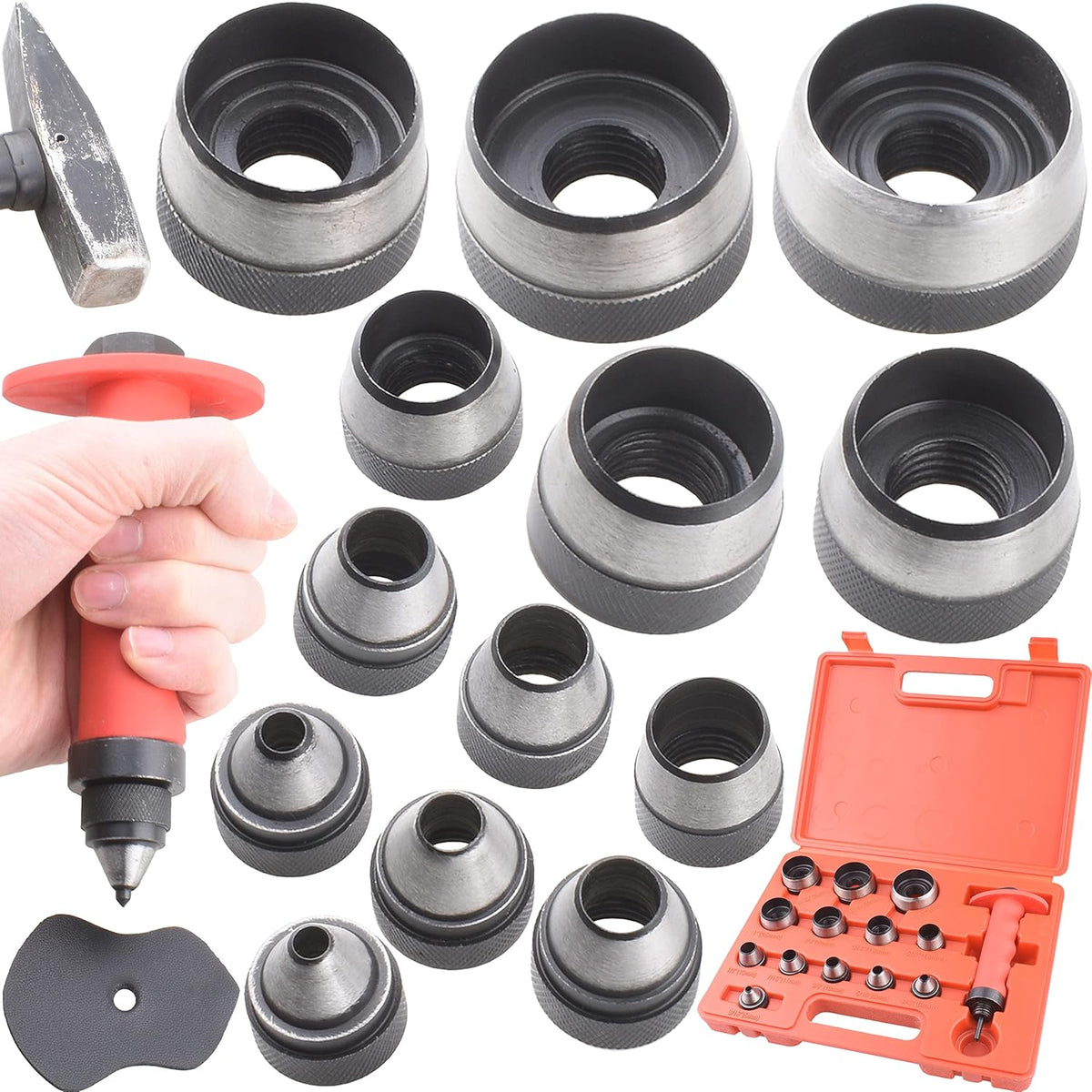 13 in 1 Hollow Punch Tool Set J1877