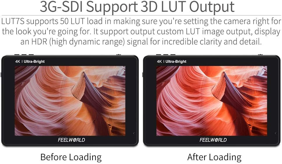 7 Inch 2200nit SDI Touch Screen Camera Field Monitor Q7059