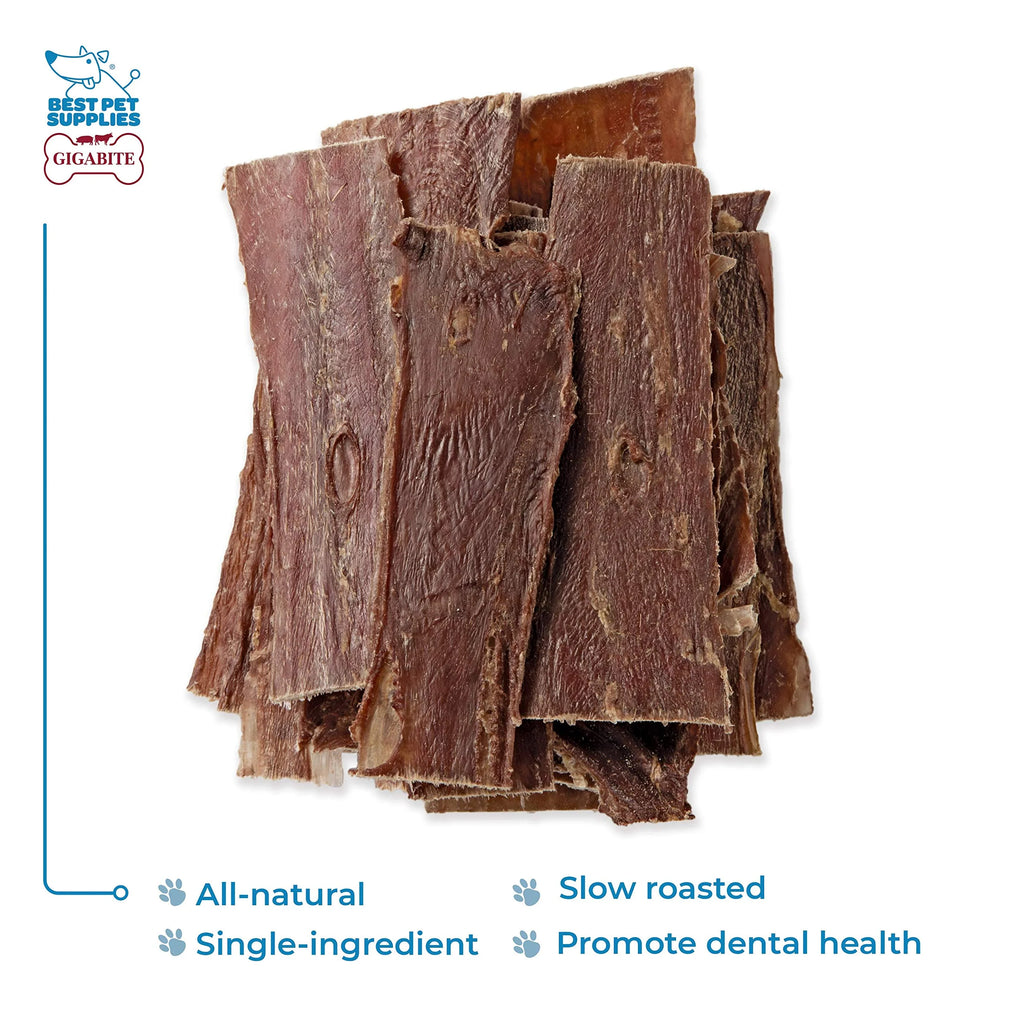 6 Inch Beef Gullet Jerky Strips Dog Treat 25 Pack Z940