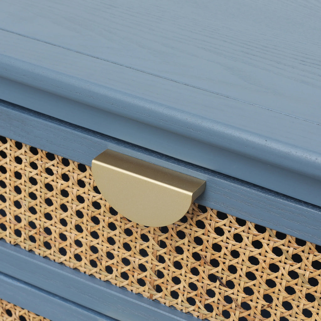 Natural Rattan 2-Drawer Side Table O231977