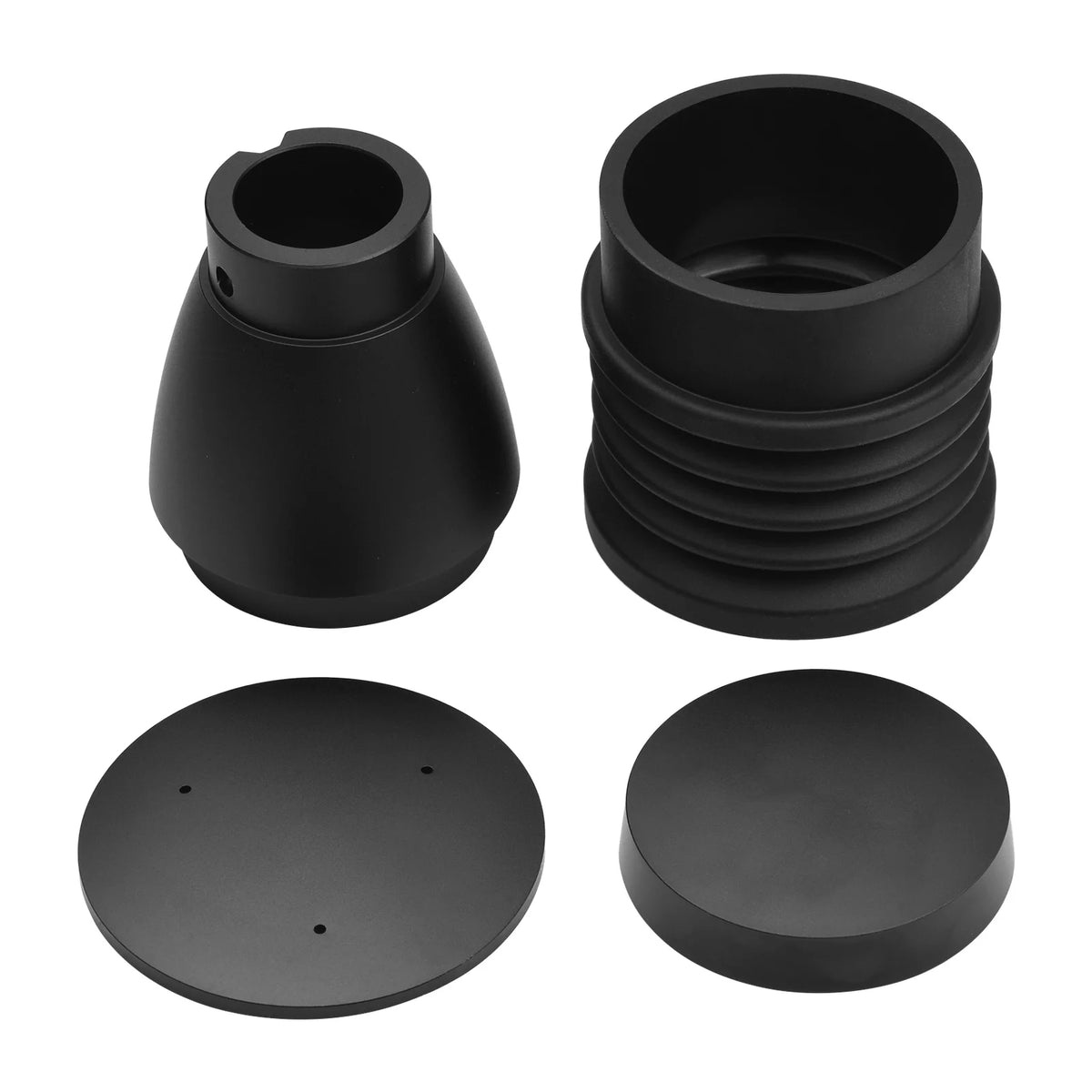 Aluminum Alloy Single Dose Hopper with Silicone Bellow Coffee Grinder Accessories F1460