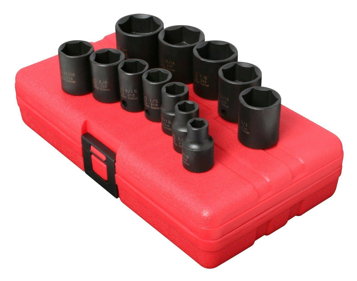 12-Piece 3/8 in. Drive SAE Impact Socket Set N867