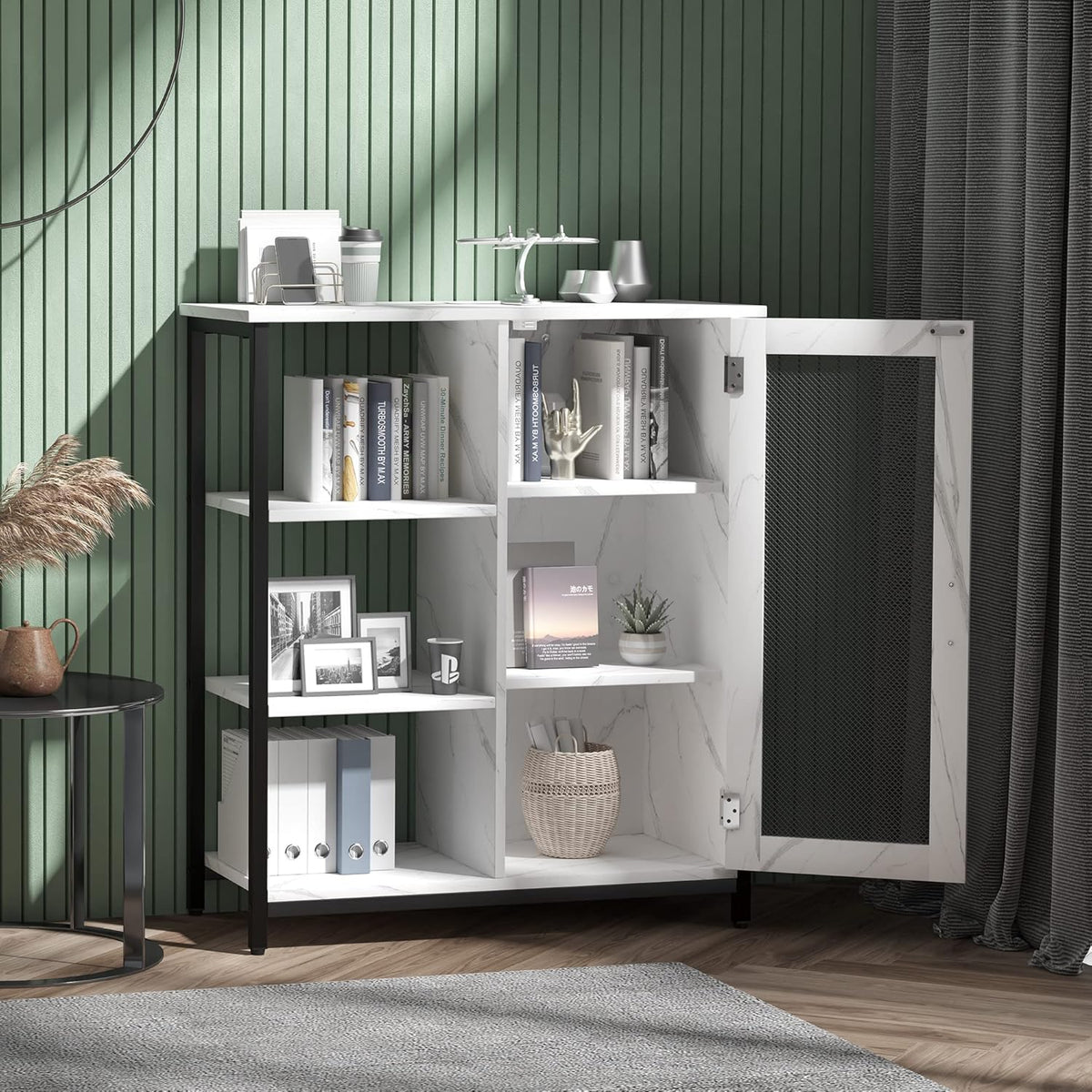 White Storage Cabinet L713003