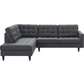 Grey Fabric Sectional Sofa S8175