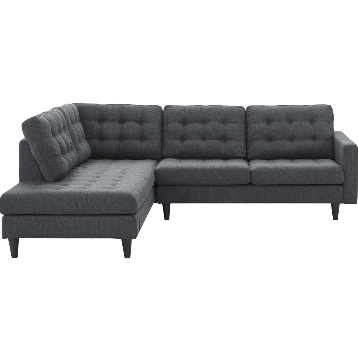 Grey Fabric Sectional Sofa S8175