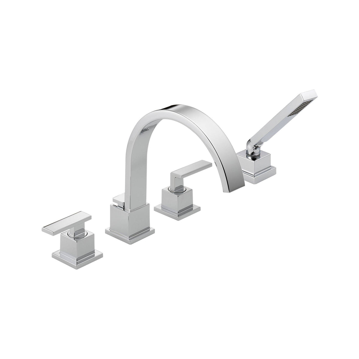 Roman Tub Trim with Hand Shower Stainless N955