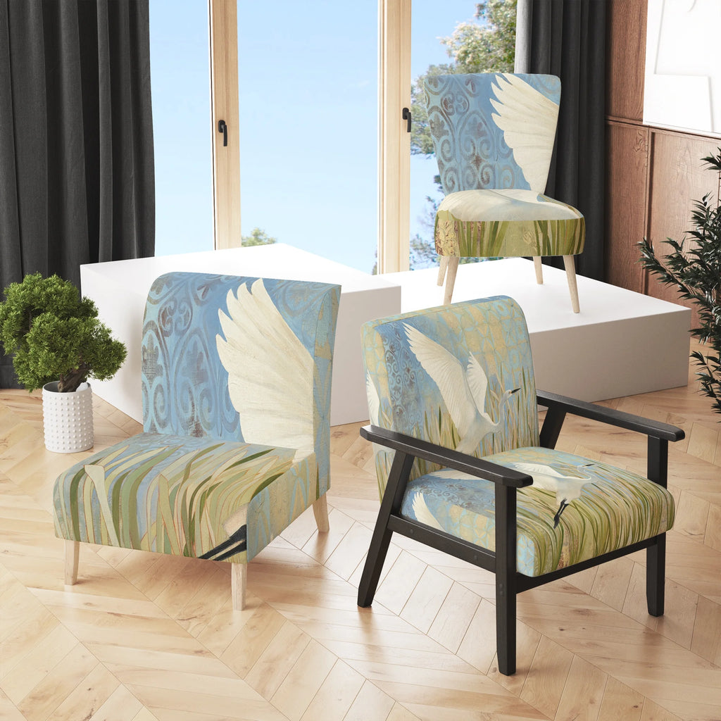 Upholstered Accent Arm Chair B5961