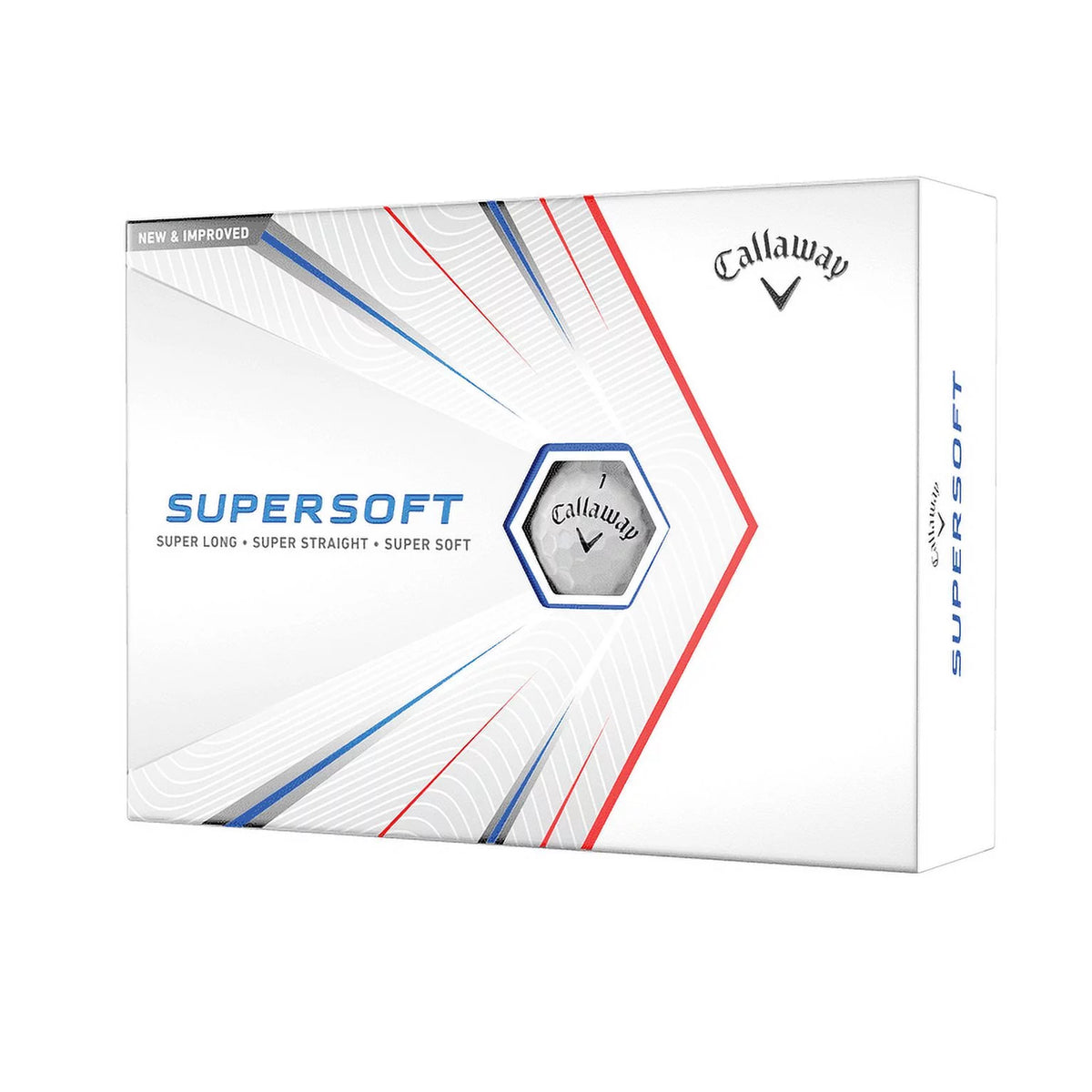 White 12 Pack Golf Balls T5833
