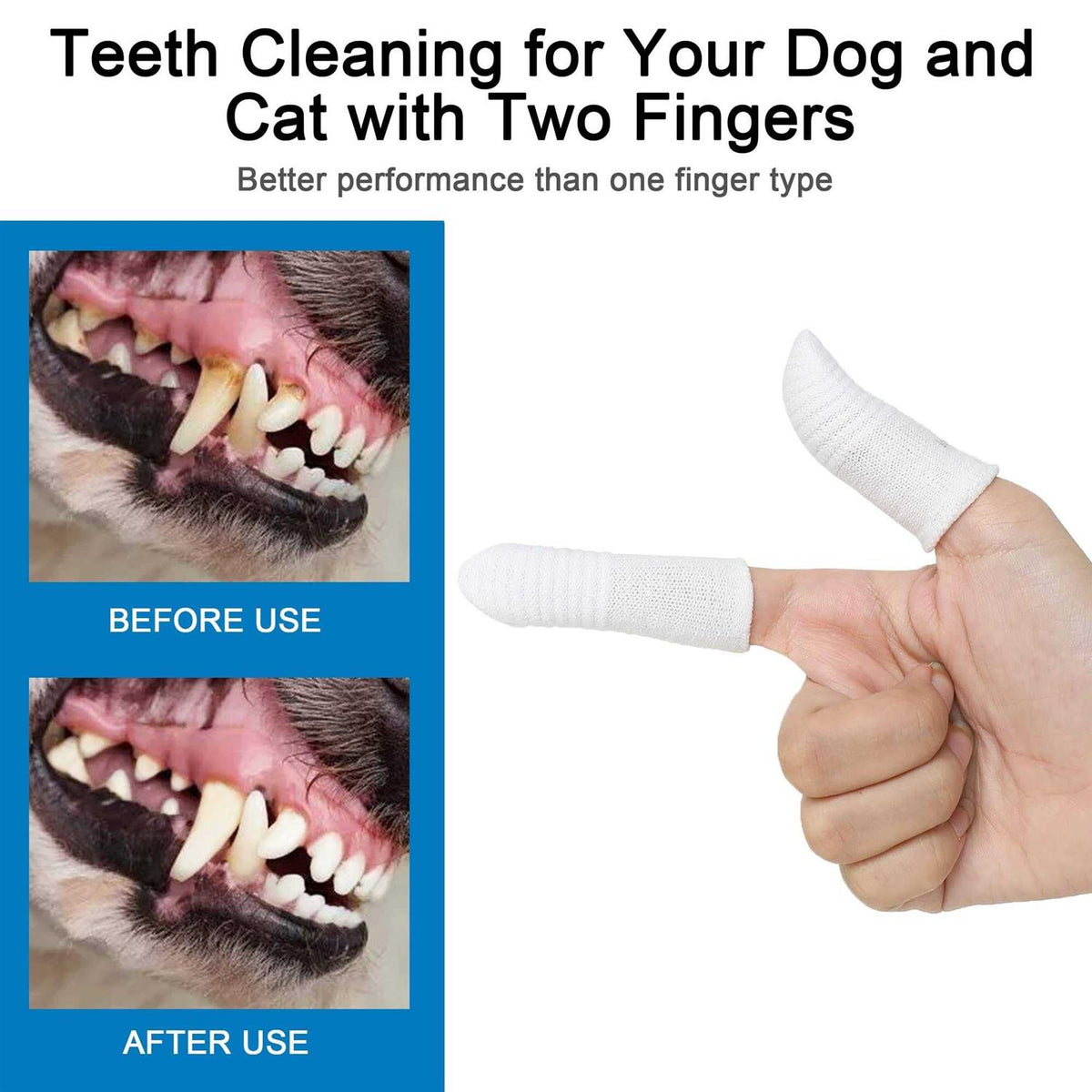 Dog Cat Finger Toothbrush O311957