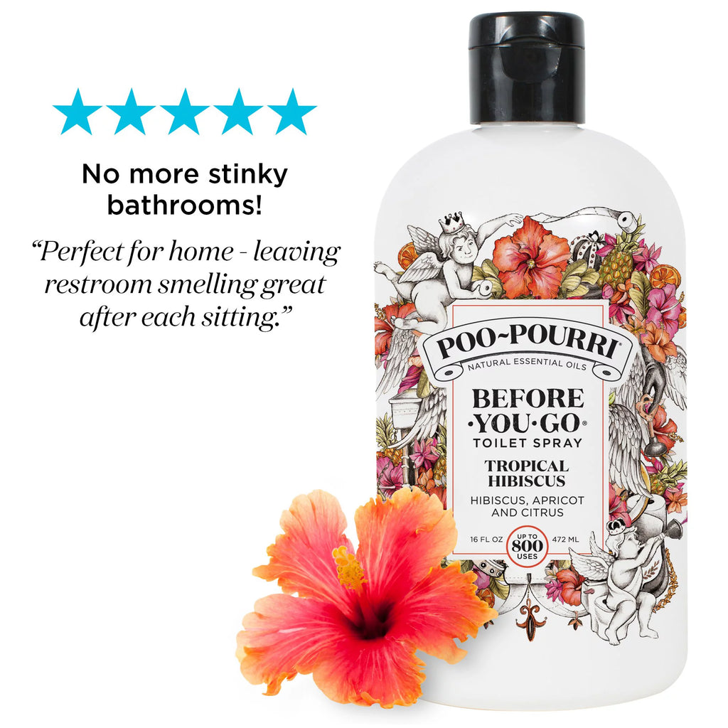 Tropical Hibiscus Scent Toilet Spray, 16 Fl oz P5316