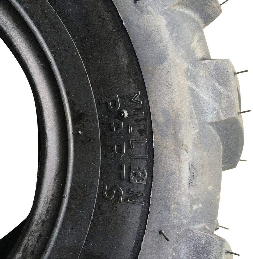 Set of 2 22X11-10 4 Ply Black Rubber Tires I100