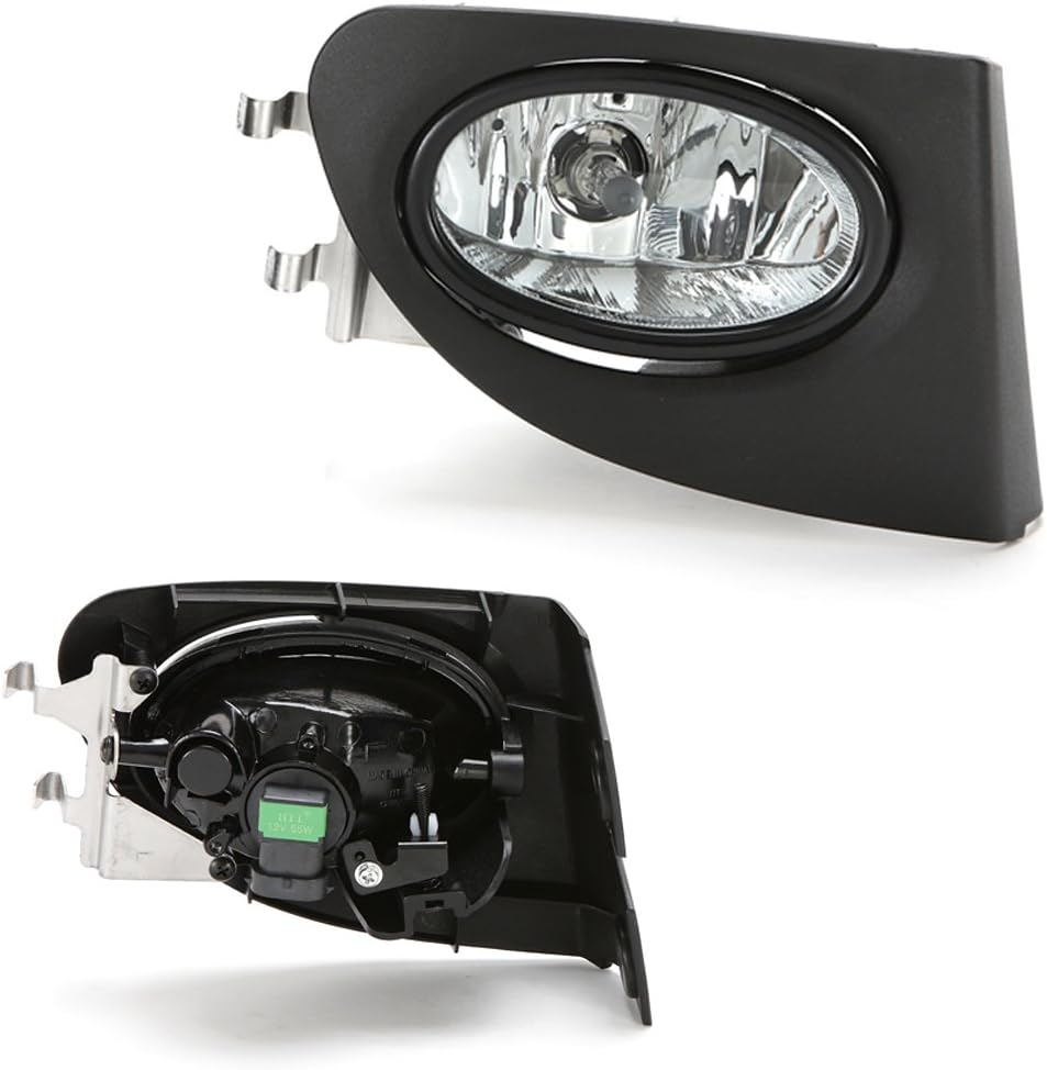 Clear Fog Lights with Bezel Switch Wire Pack of 2 O420