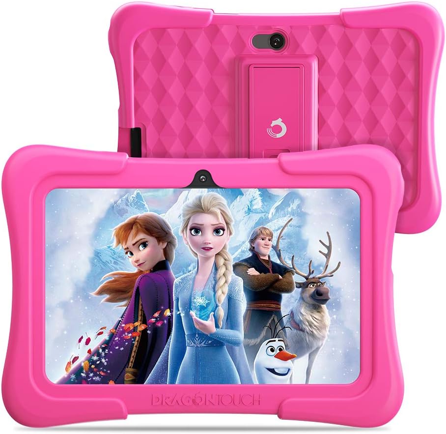 2GB RAM 16GB ROM 7 inch Android 9.0 Kids Tablets with Kid-Proof Case (Pink) Pack of 2 U16912
