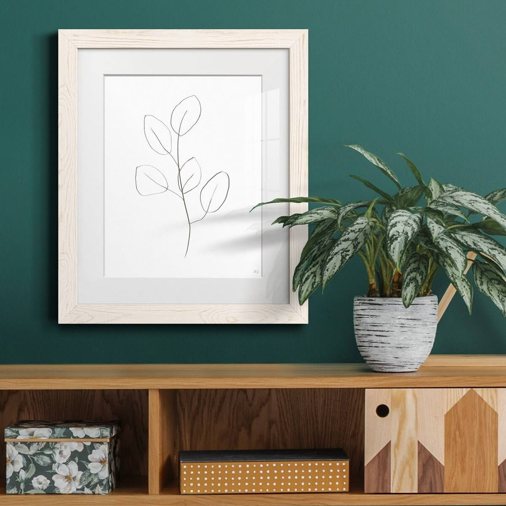 Framed Print 17X20 Black A6185