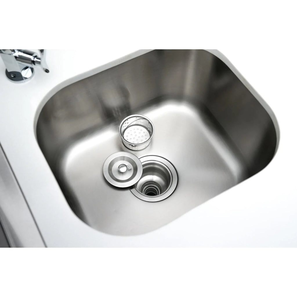 Propane Gas Island Grill with Refrigerator Cabinet, Infrared Side Burner, & Rotisserie Kit G8700