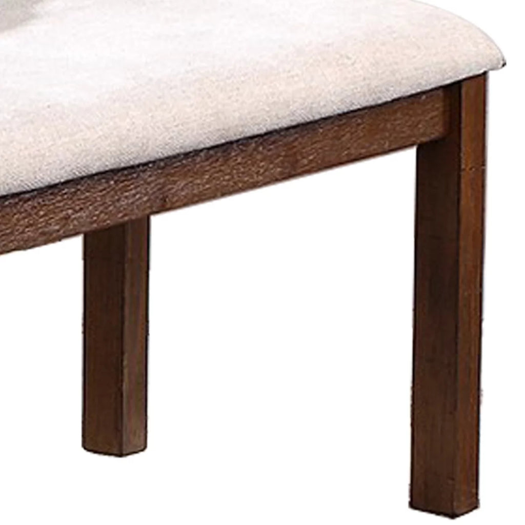 48 Inch Fabric Upholstered Dining Bench B43729