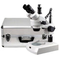 Trinocular Stereo Zoom Microscope with Aluminum Carrying Case V6103