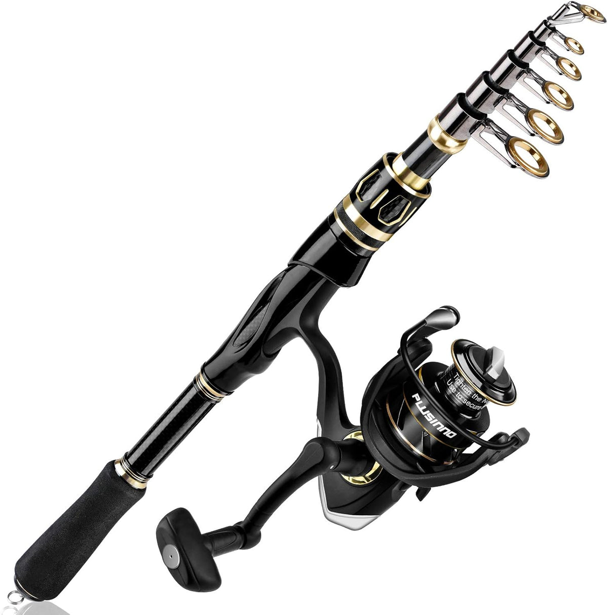 Telescopic Carbon Fiber Fishing Rod and Reel Combo Set C69706