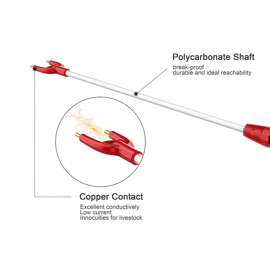 Rechargeable Electric Cattle Prod with 28in. Flexible Shaft R62480