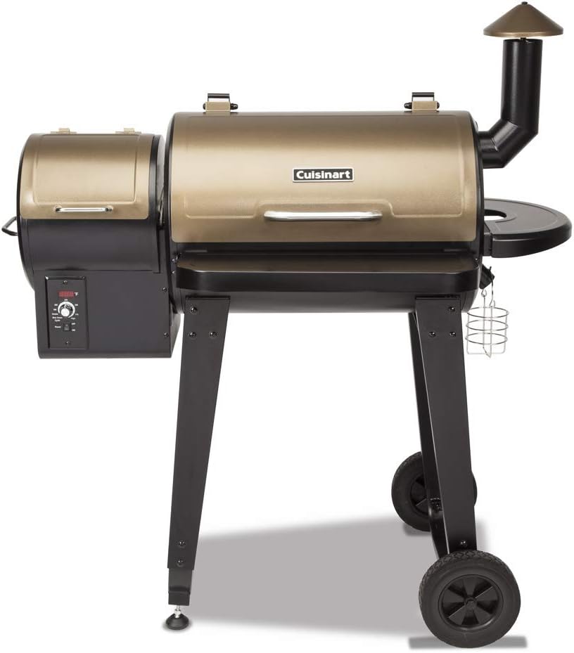 Vertical Propane Smoker with Temperature & Smoke Control, Four Removable Shelves, 36, Black O182