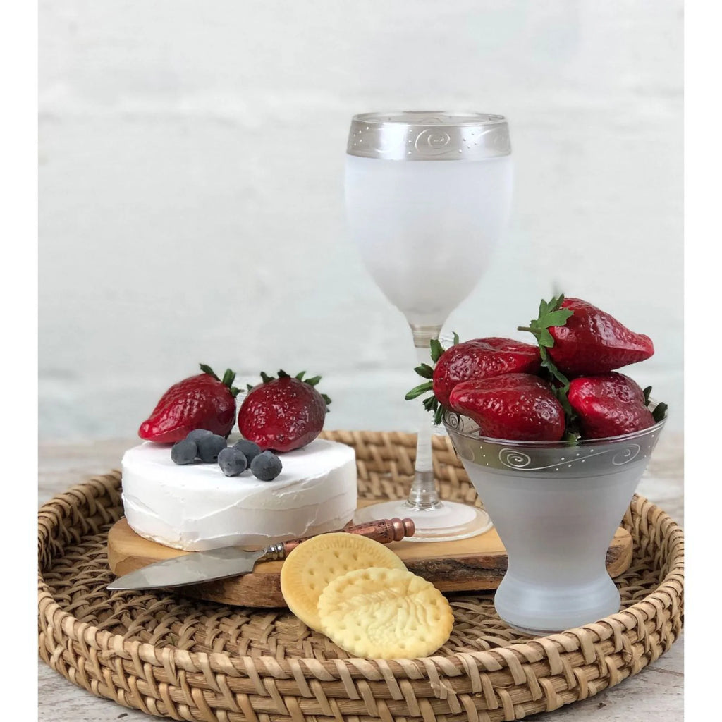 Set of 2 Hand Painted Wine Glasses B446793