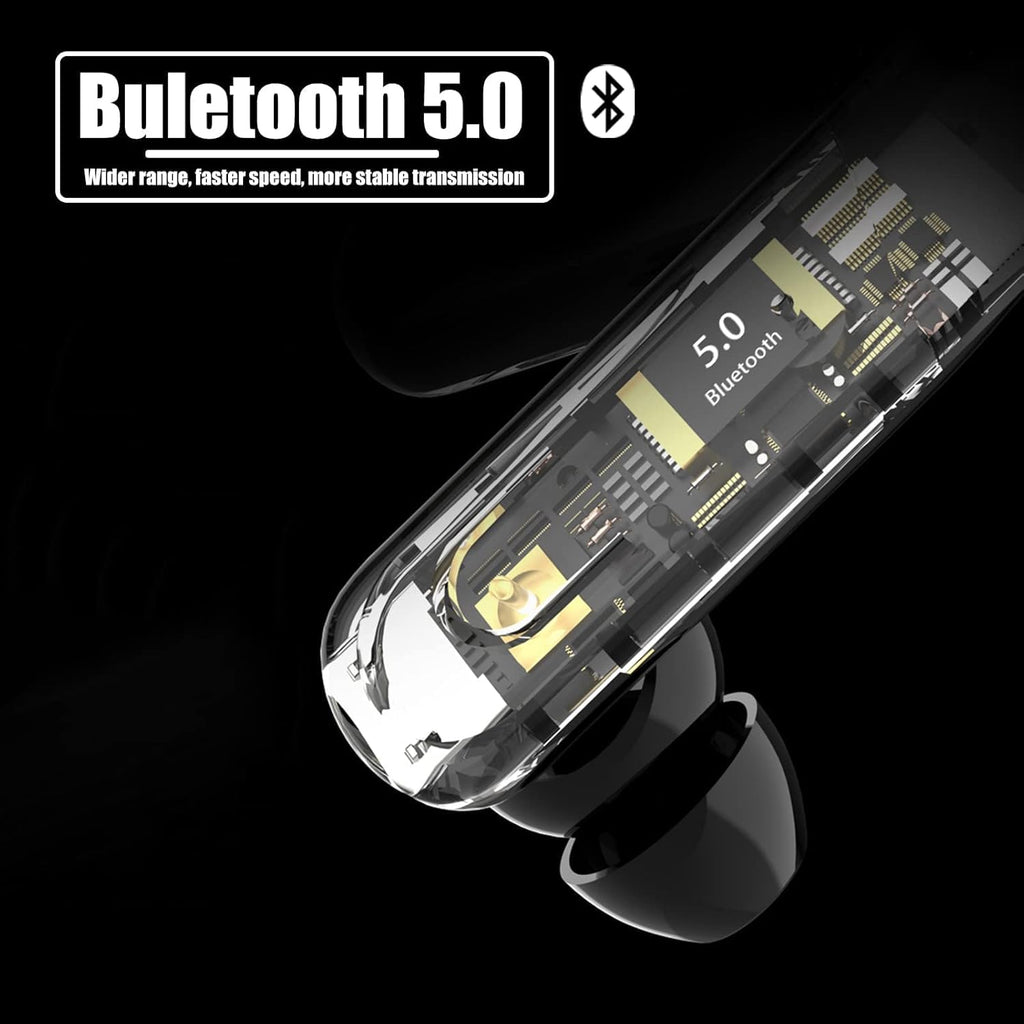 Bluetooth Headset with Mic Noise Canceling Hands-Free D7567