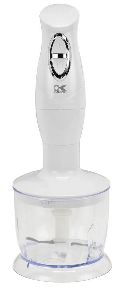 White Combi Mixer with Mixing Cup, Chopper & Whisk E215
