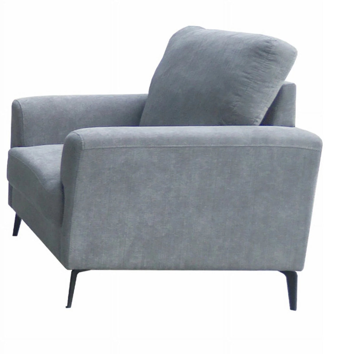 Gray Chenille Sofa Loveseat Chair Set L9244