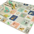 Reversible Extra Large Thick Foam Play Mat with Travel Case, 78x59 E6969
