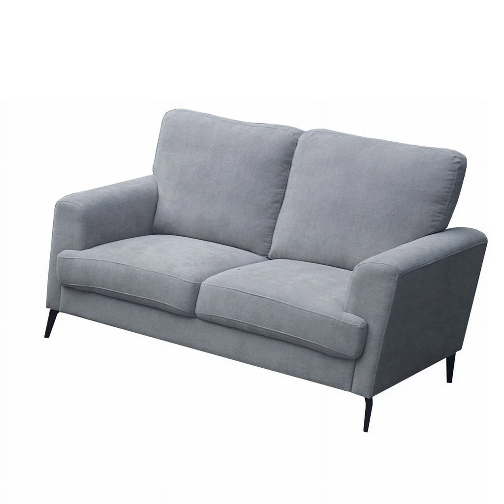 Gray Chenille Sofa Loveseat Chair Set L9244
