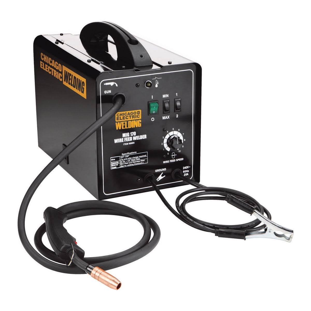 MIG 170 Wire Feed Welder F3293