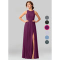 Floor-Length Chiffon Bridesmaid Dresses I381