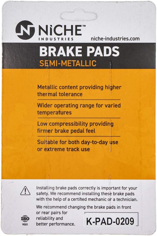 Brake Pad Set Front Semi-Metallic 4 Pack E88972