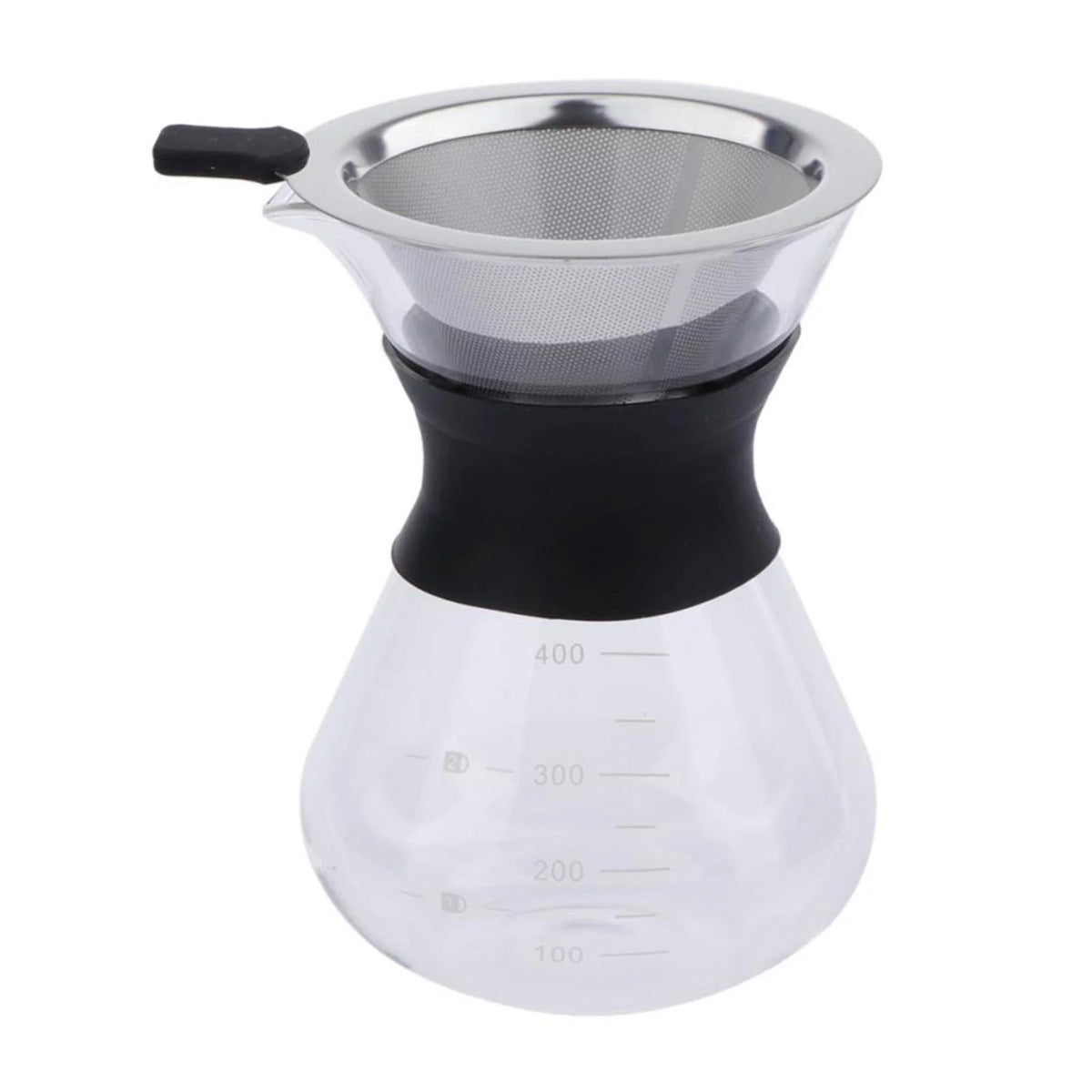 Glass Coffee Pot Coffee Brewer with Stainless Steel Filter, 14 Ounce Z666