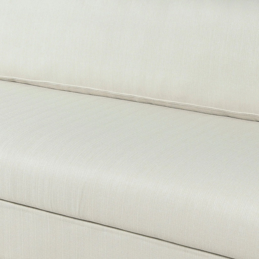 White Fabric Upholstery Sofa J45762