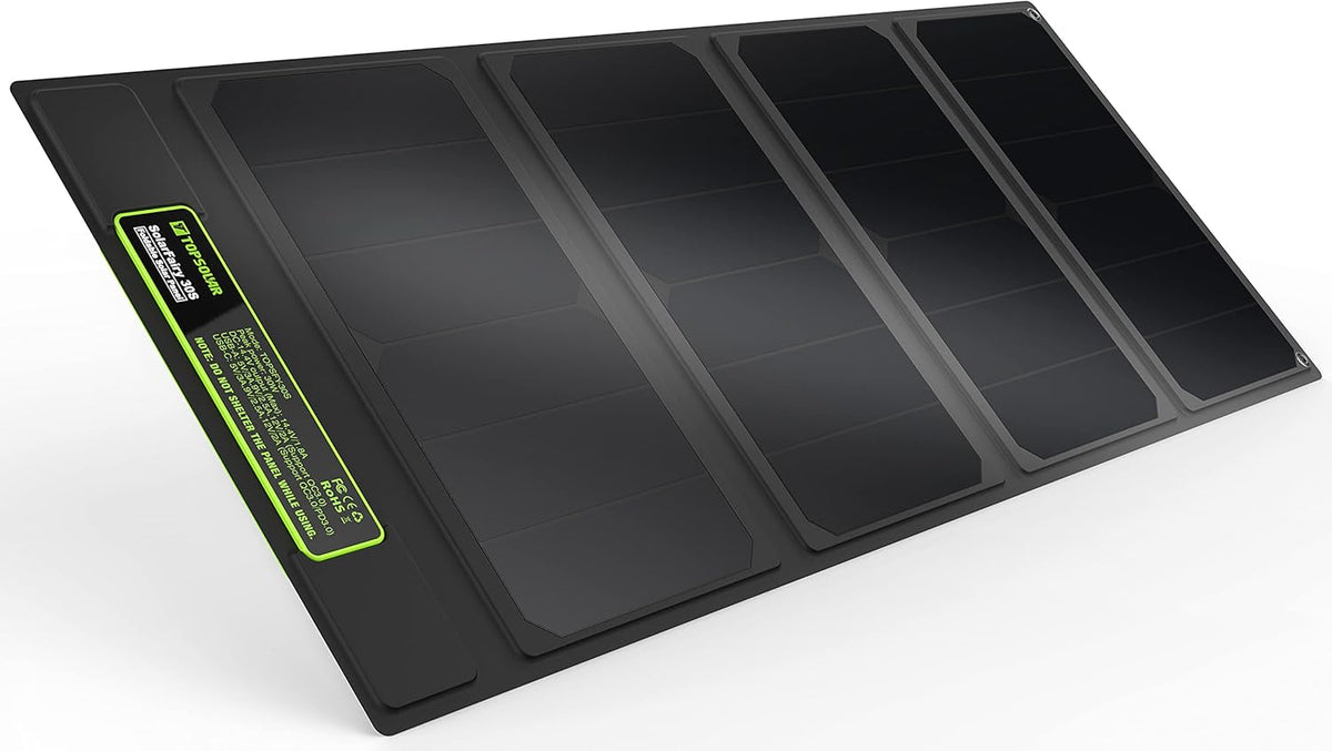 Foldable Solar Panel 30W Portable Battery Charger Kit P370