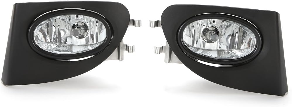 Clear Fog Lights with Bezel Switch Wire Pack of 2 O420