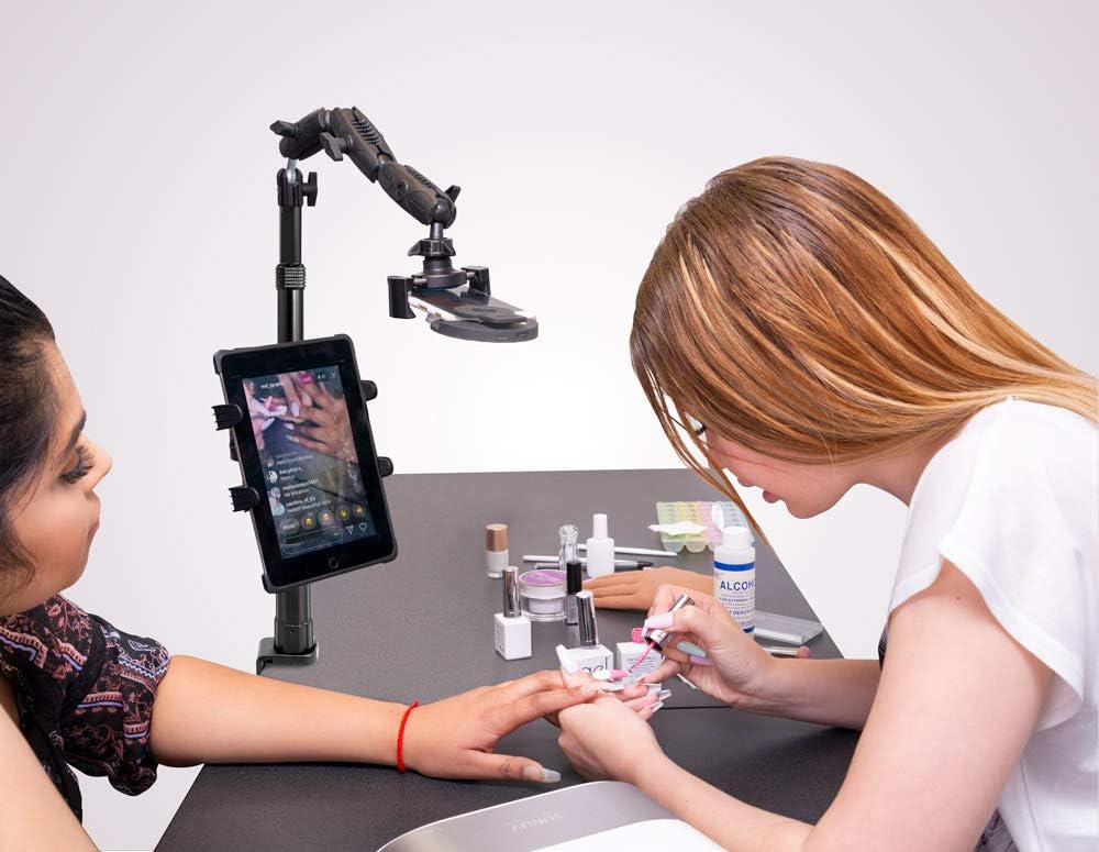 Clamp Phone or Camera Stand with Ring Light Q624065
