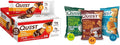 Candy Bars Gooey Caramel with Peanuts (12 Bars) and Protein Chips Variety Pack, 1.1 Ounce (Pack of 12) A1103