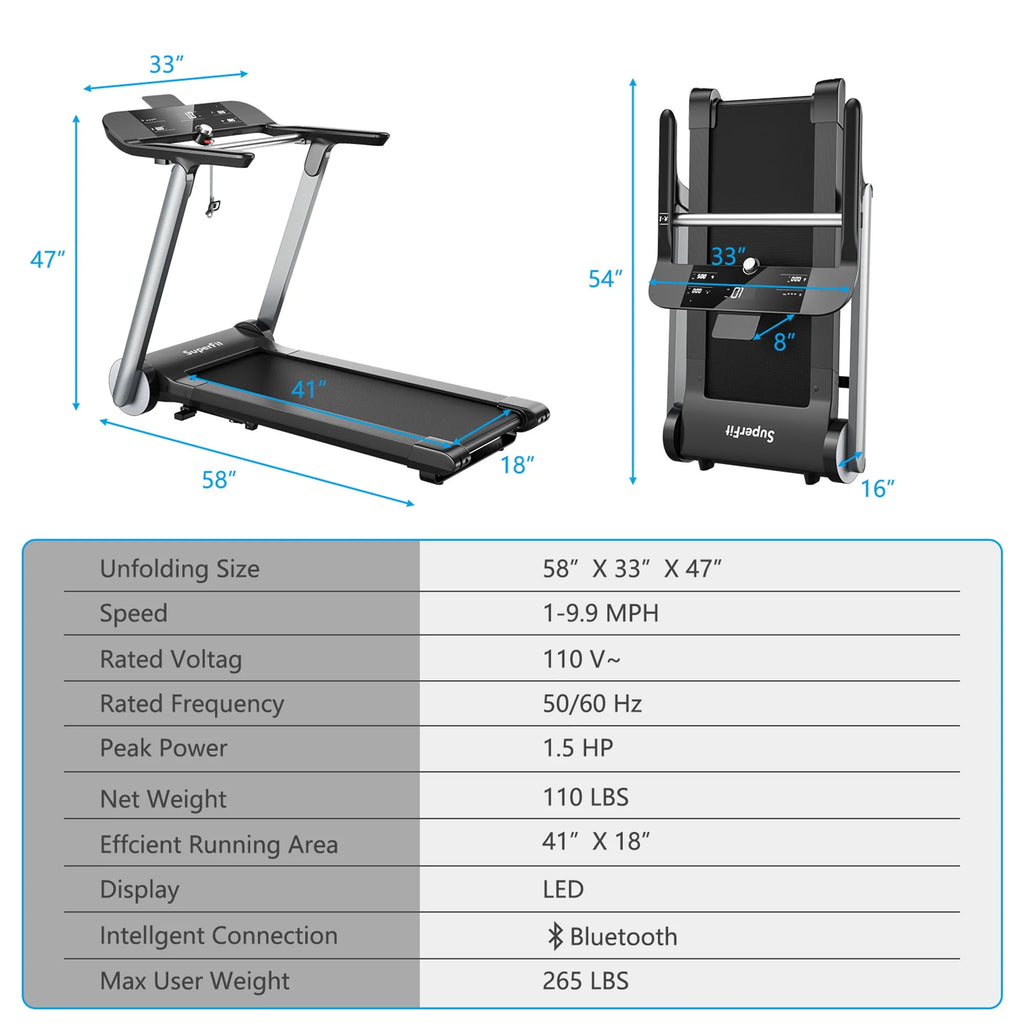 Electric Folding Treadmill Z377968