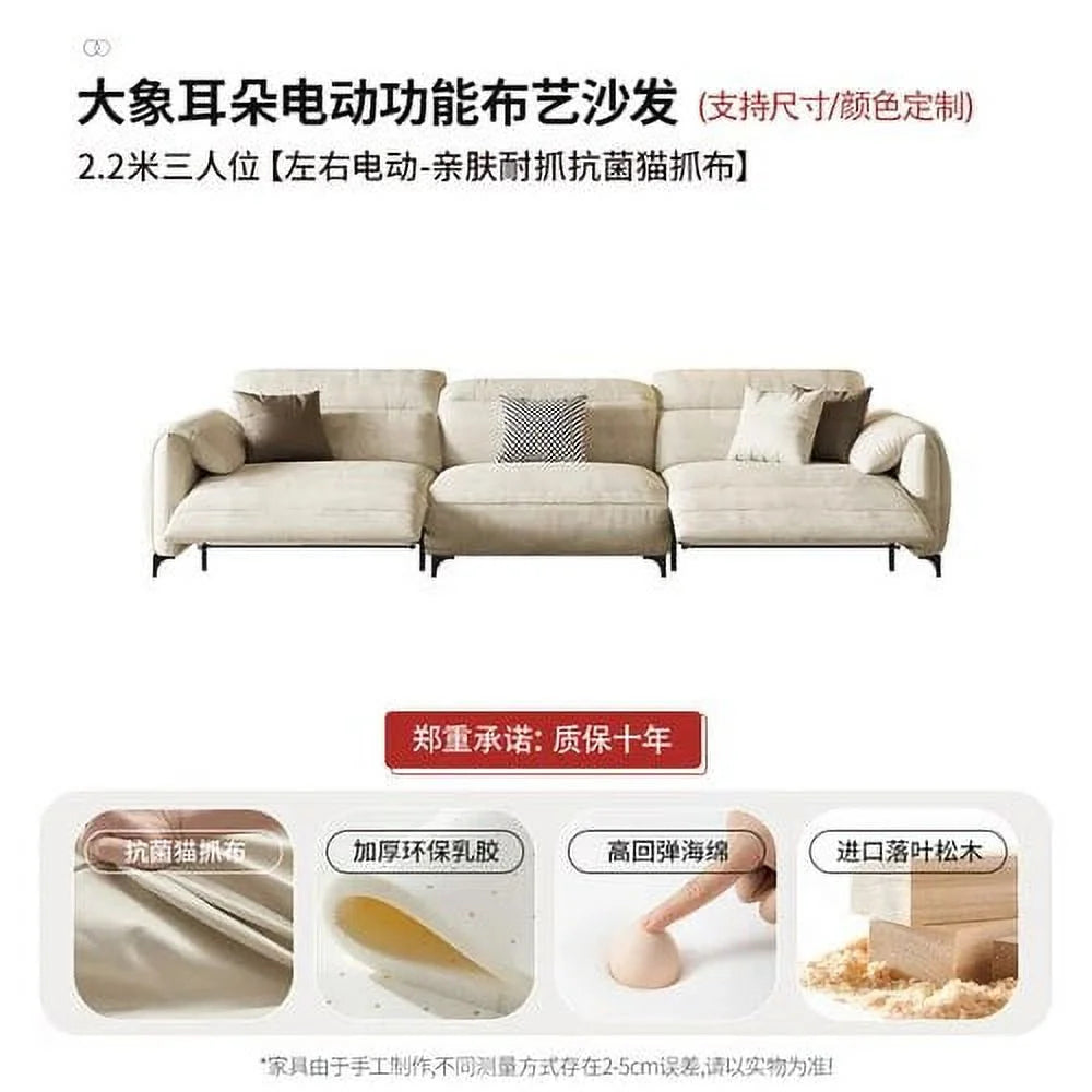 White Accent Sofa Set J844