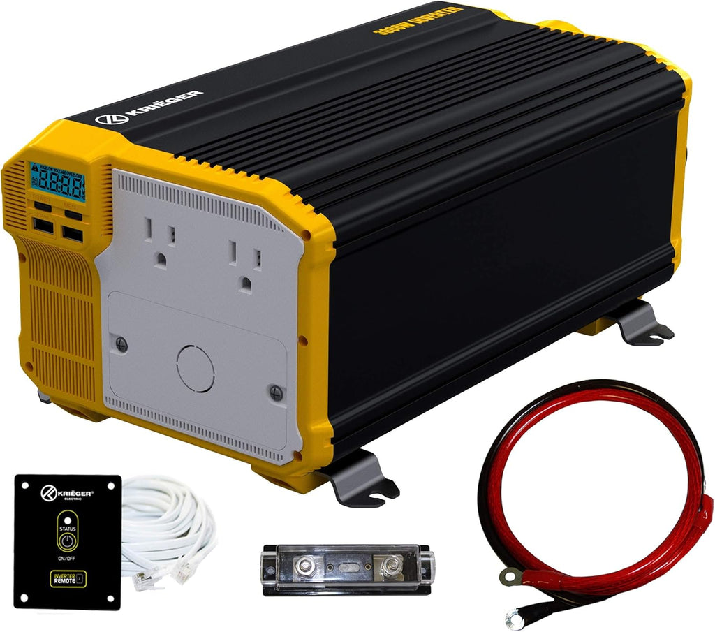 3000 Watts 12V to 110V Modified Sine Wave Power Inverter D154250