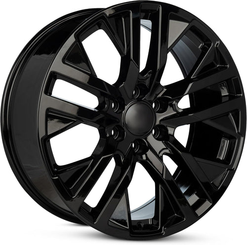 22 Inch Polished Gloss Black Rim Car Wheel M140
