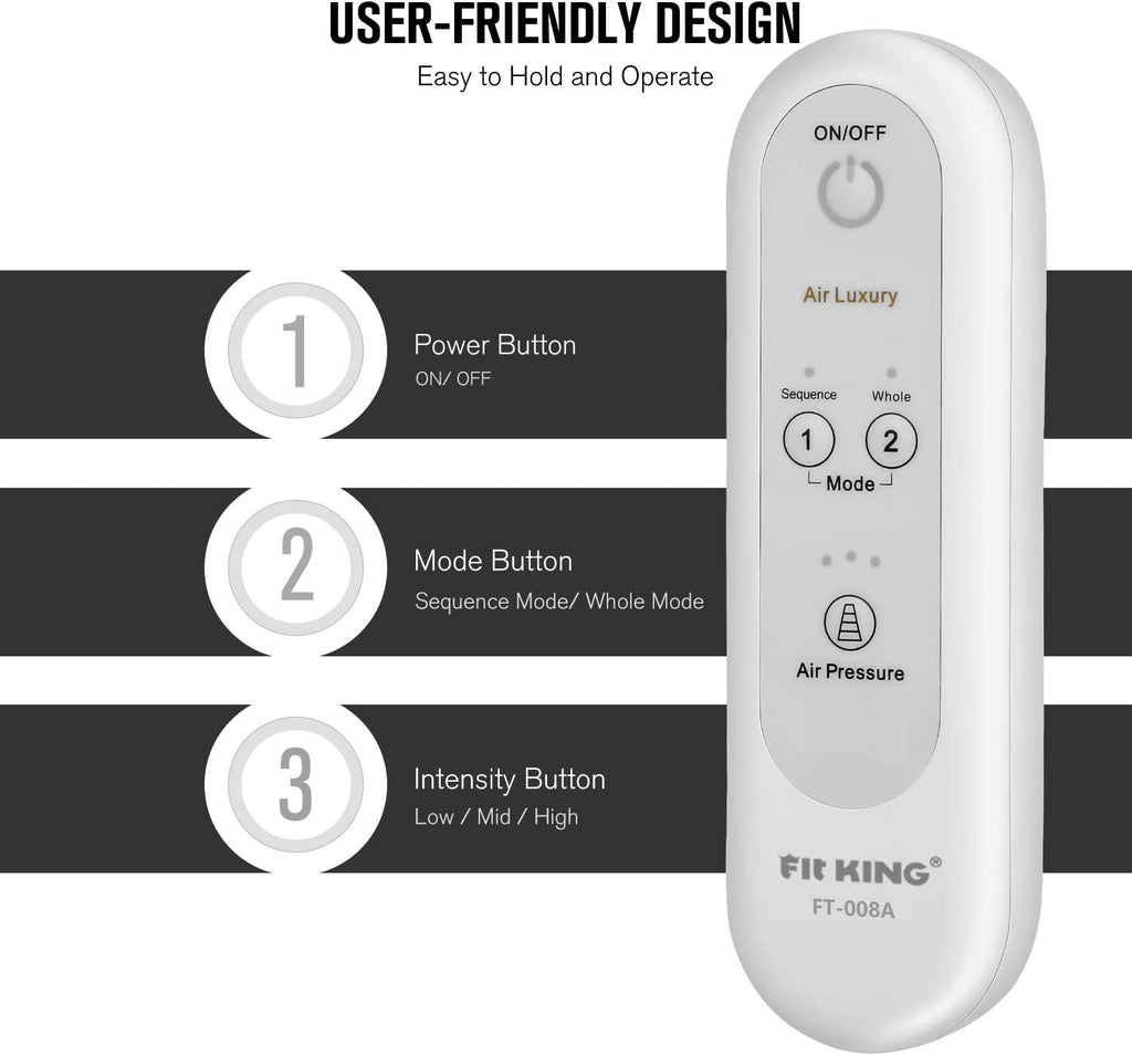 Air Compression Calf Massager with 2 Modes 3 Intensities M7038