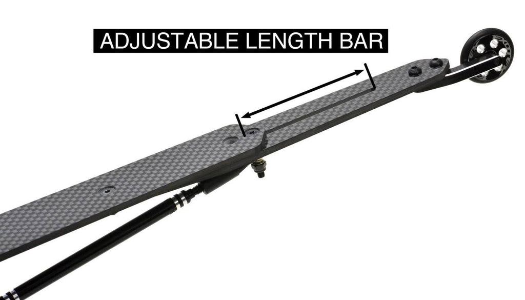 Carbon Fiber Adjustable Wheelie Bar Set W421