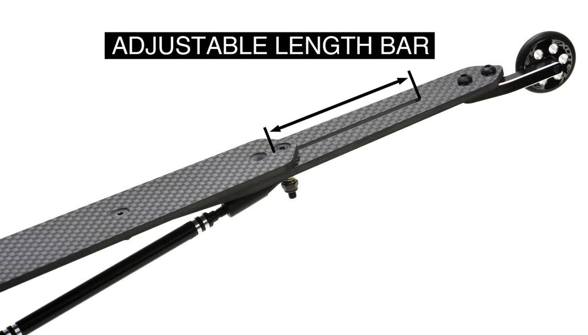 Carbon Fiber Adjustable Wheelie Bar Set W421