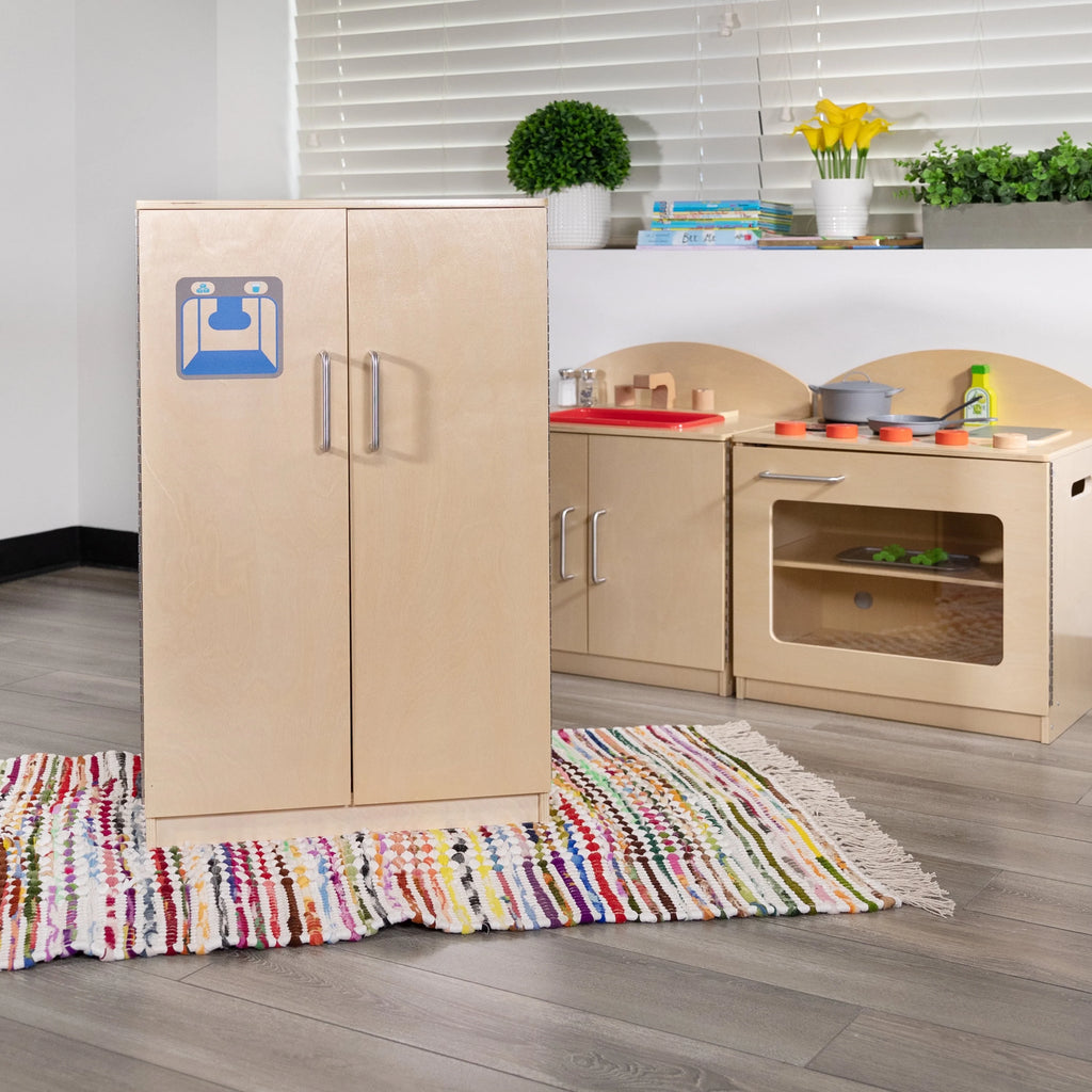 Children's Wooden Kitchen Refrigerator F557774