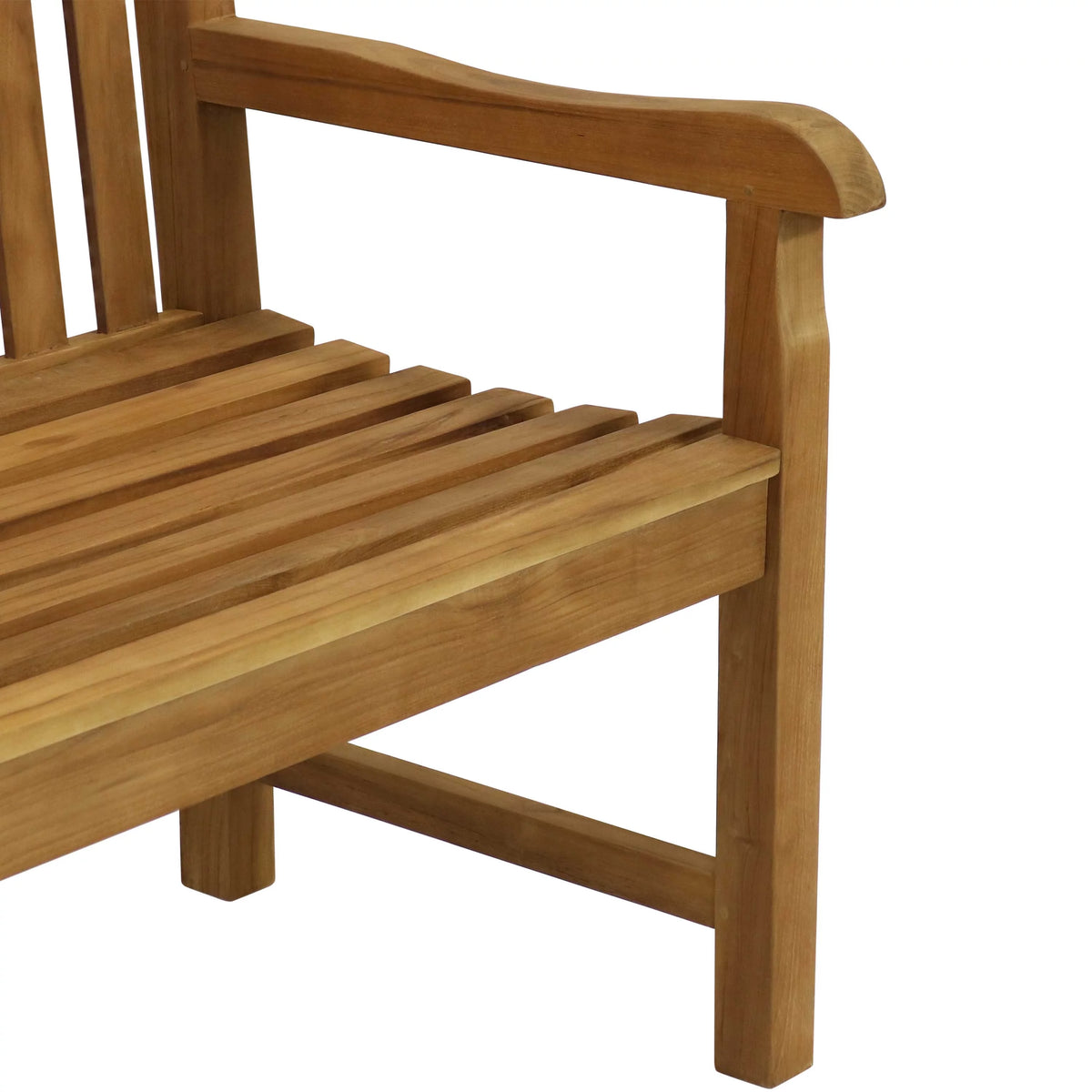 Teak Wood Patio Garden Bench J468625