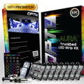 8pc Multi-color Truck Bed LED Lighting Kit F4090