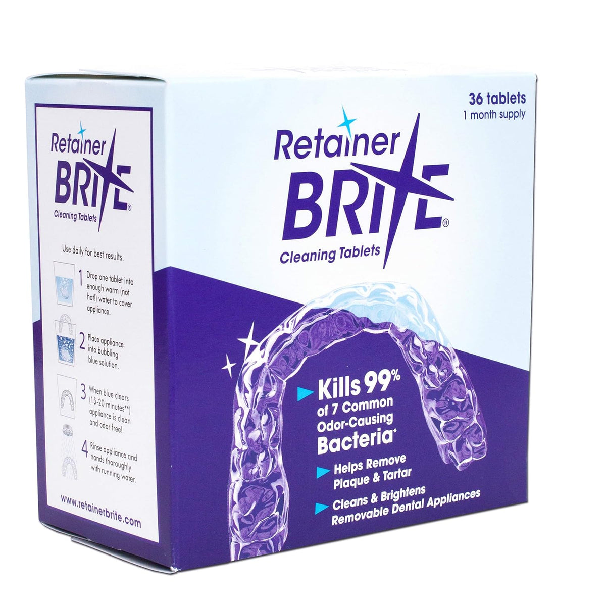 36 Tablets Retainer Cleaner Tablets U983